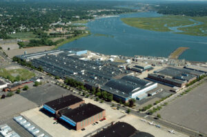 Aerial view of Stratford Army Engine Plant